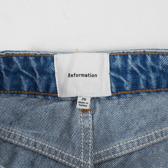 Reformation Cynthia High-Rise Straight Jeans In Colorado - Women's Size 26 NWT - Picture 7 of 11